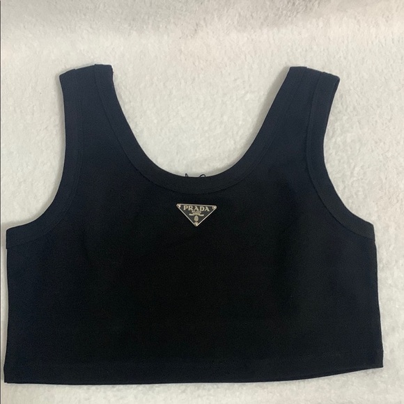 Prada Black Women's Crop Top - Picture 1 of 5